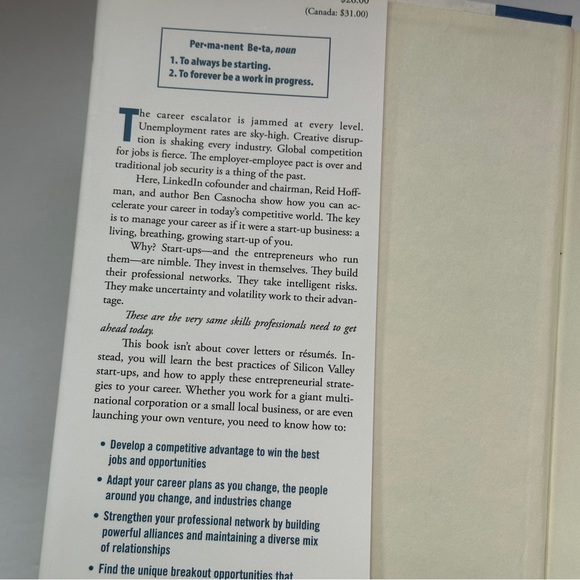 🟢 The Start-up of You by Reid Hoffman & Ben Casnocha | Business | HB - Picture 6 of 13